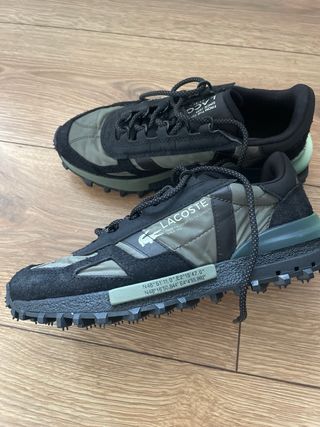 Zapatillas Lacoste Mujer Negras y Verdes