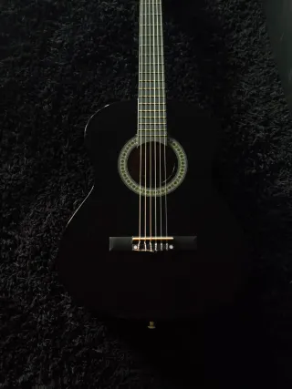 Guitarra niño medida Junior 3/4 Negra clásica max