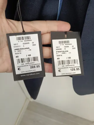 Traje Roy Robson Azul Marino