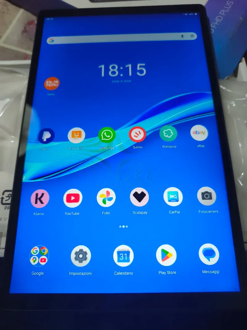 Tablet Lenovo 64GB Negro afbeelding 2
