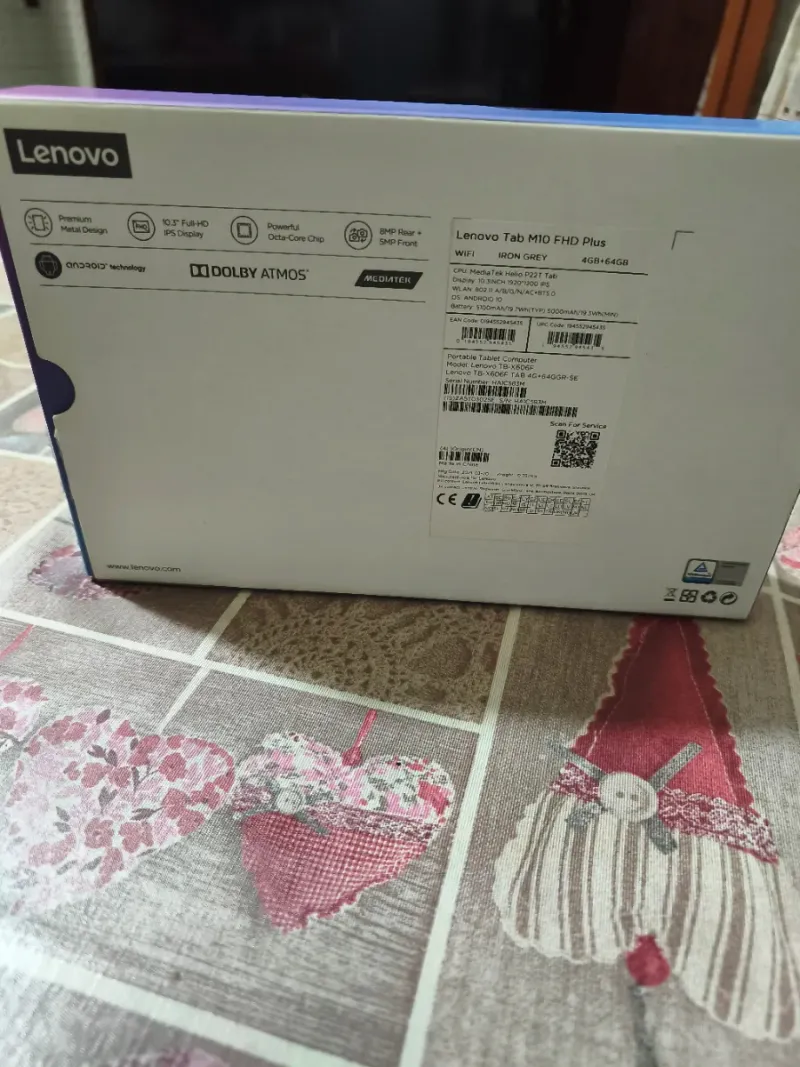 Tablet Lenovo 64GB Negro afbeelding 4