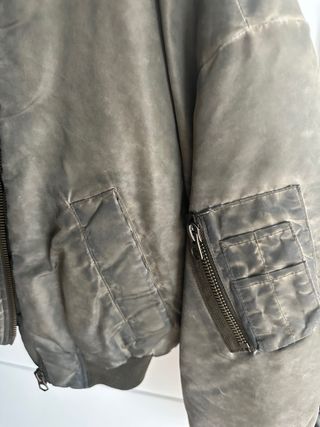 Chaqueta Bomber Zara con cuello desmontable