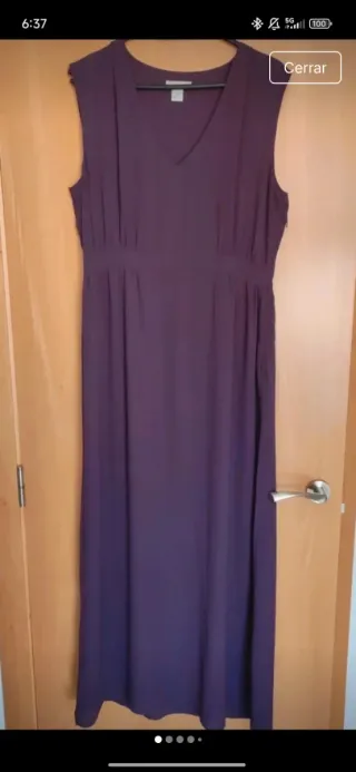Vestido largo morado SOLO ENVIO