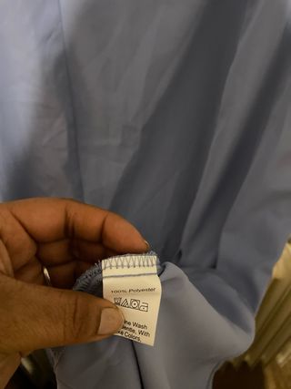 Vestido largo fiesta azul plumas