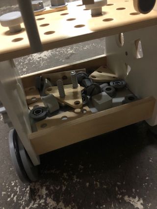 Banco de trabajo de madera para niños