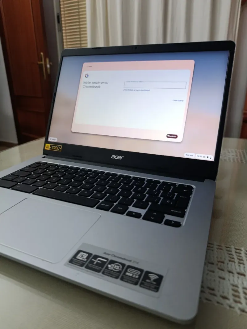 Portátil Acer Chromebook 314 Plata