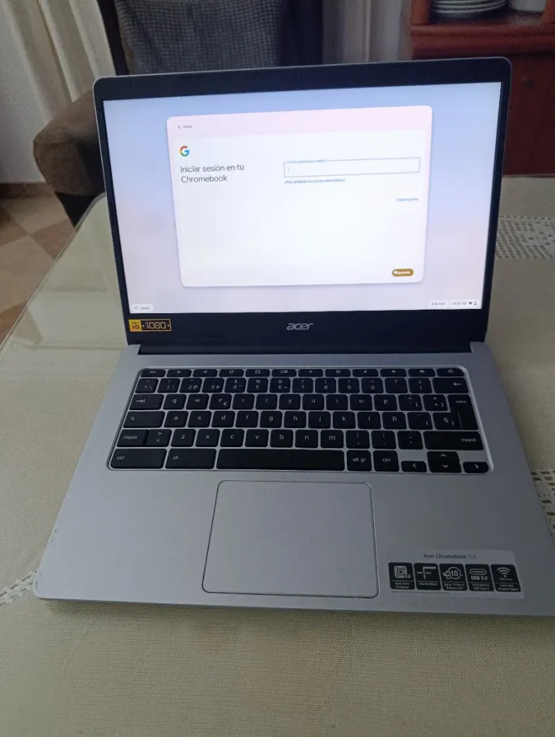 Portátil Acer Chromebook 314 Plata afbeelding 2