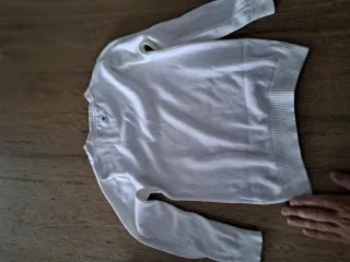 Jersey Tommy Hilfiger niño talla 6 blanco