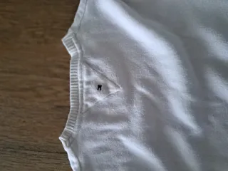 Jersey Tommy Hilfiger niño talla 6 blanco