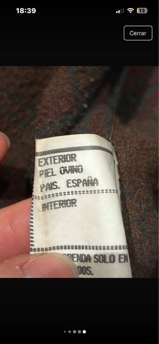 Chaqueta Piel Ovino Cortefiel Sport Winterland