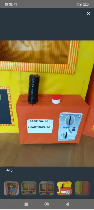 Disfraz Máquina de Premios El Gancho