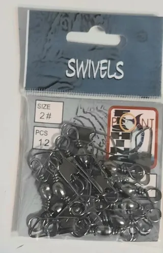 Girelle con moschettone misura 2 - 12 pezzi