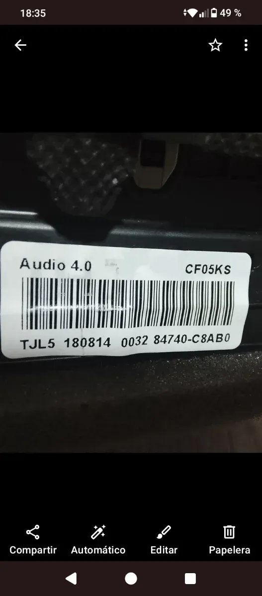 Rejilla habitáculo Hyundai