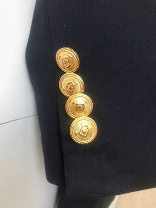 Americana Ralph Lauren Hombre 46 Azul Marino Lana