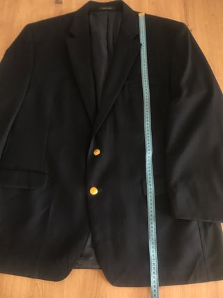 Americana Ralph Lauren Hombre 46 Azul Marino Lana