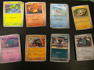 Pokemon Fuegos Fantasmales 84 cartas sin EX