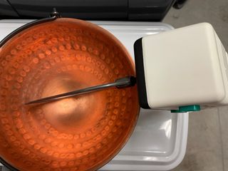 Impastatrice Polenta Nuova Rossi Rame Martellato