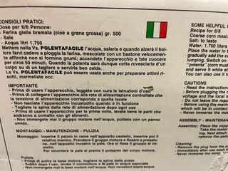 Impastatrice Polenta Nuova Rossi Rame Martellato