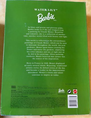 Barbie Water Lilly - Claude Monet- 1997