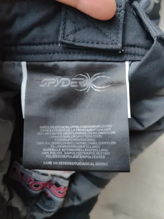 Pantalón de Nieve Spyder Negro