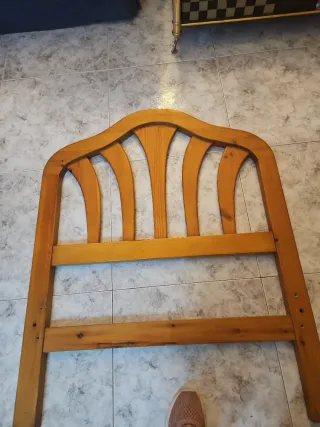 Cabecero de madera para cama para cama de 0,90 ctm
