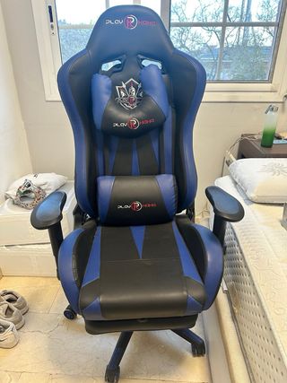 Silla Gaming Play Haha Azul y Negra