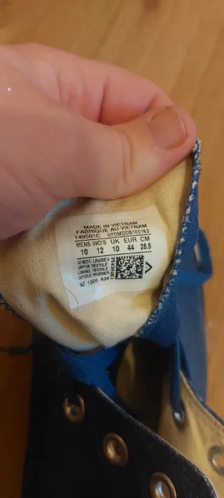 Zapatillas Converse Altas Azules