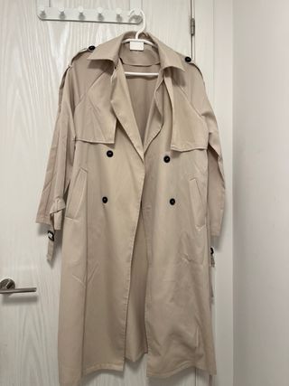 Gabardina Beige Mujer