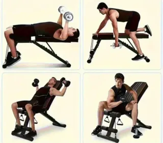 Banco de musculación plegable/ajustable