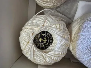 Lote 6 ovillos hilo crochet Ancora