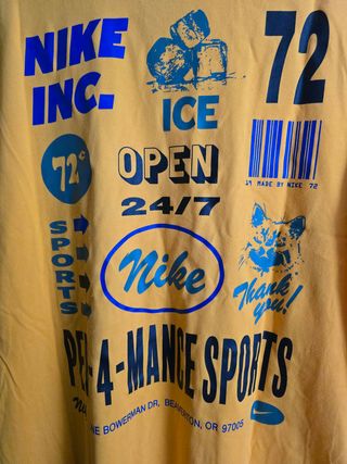 Camiseta Nike Amarilla Original