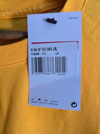 Camiseta Nike Amarilla Original