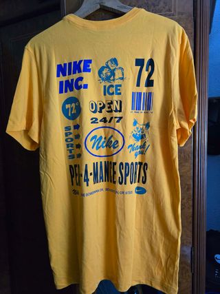 Camiseta Nike Amarilla Original