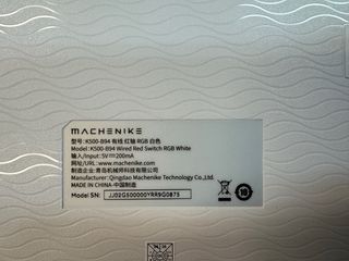 MACHENIKE K500 Teclado Mecánico Gaming red switch