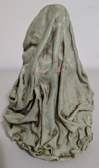 Nacimiento antiguo pintado a mano