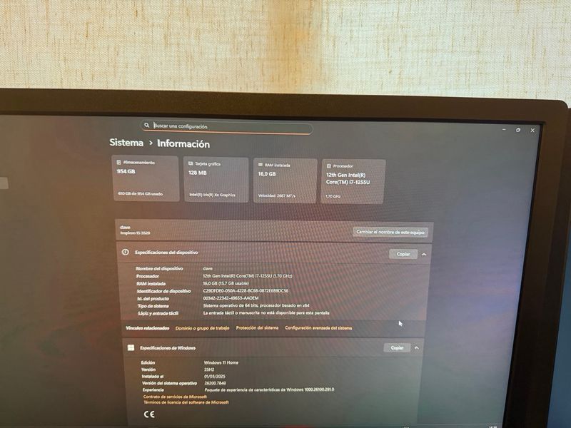 Portátil Dell Inspiron 15 3520 i7 16GB RAM. afbeelding 2