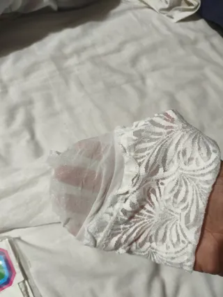 Medias Novia Liguero Encaje Blanco Talla Única