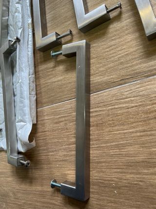 Tiradores de aluminio (Set de 8) 17cm