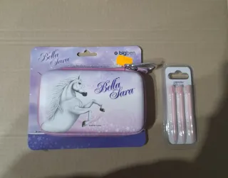 NUEVO.Funda Bella Sara 3DS+3 Lápices