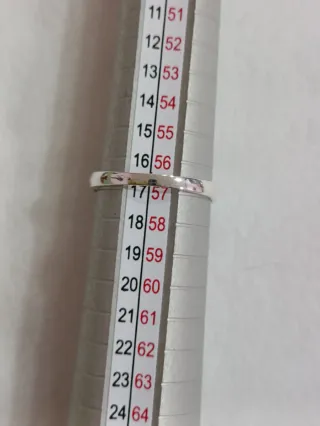 Anillo Plata Corazón con Piedra Roja