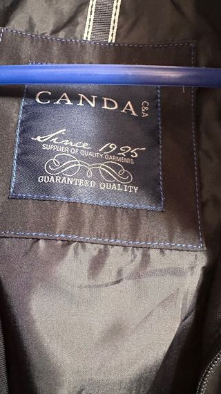 Cazadora hombre negra