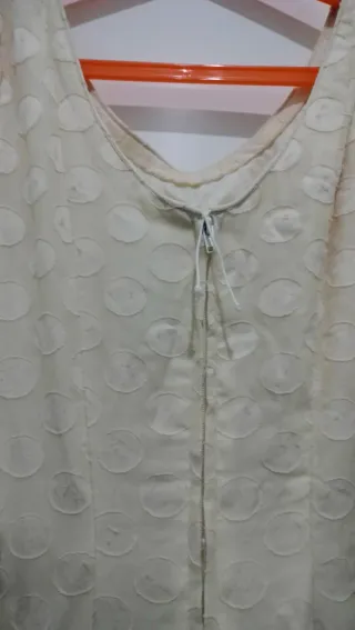 Traje de flamenca volantes lunares