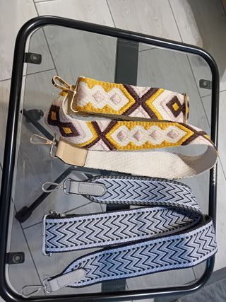 Set di due cinture per borse