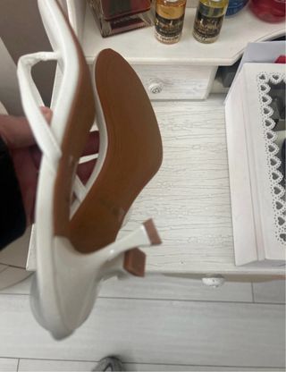 Sandali infradito donna bianchi tg 37 nuovo