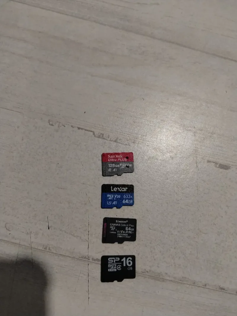 Lote 4 Tarjetas Micro SD 128GB/64GB/64GB/32GB afbeelding 3