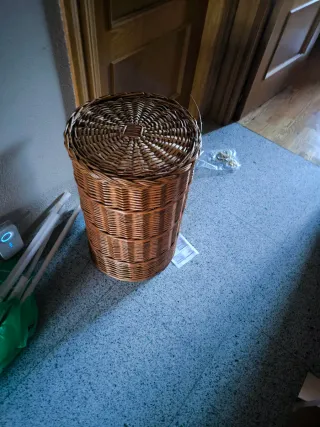 Cesto Baúl Ropa Sucia Mimbre