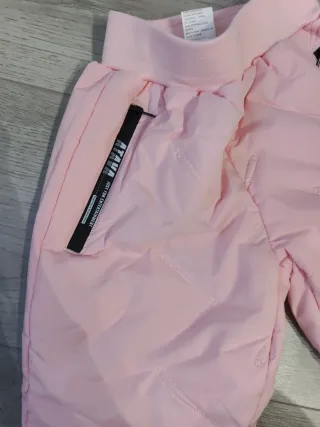 Pantalón rosa acolchado para nieve
