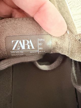 Nauticos Zara ante marrón sin estrenar