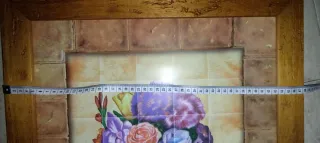 Cuadros jarrones con flores