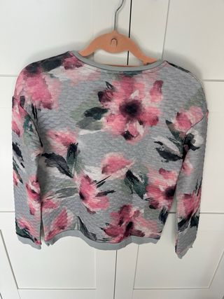 Conjunto Sudadera y Pantalón Baggy Floral